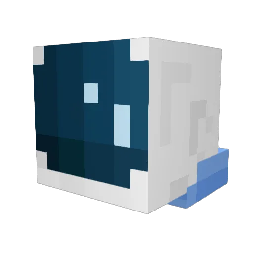 YHikari Minecraft avatar head, 3D render