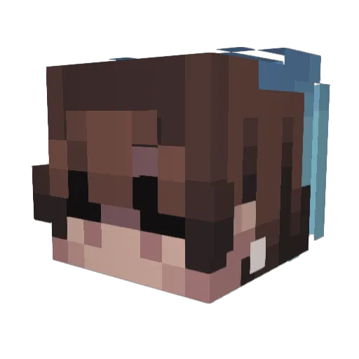 YIH_2003 Minecraft avatar head, 3D render
