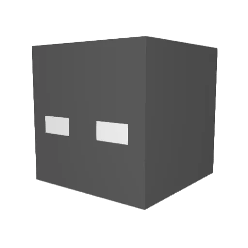 YIK3S Minecraft avatar head, 3D render
