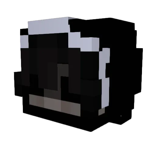 YIPOOOOO Minecraft avatar head, 3D render