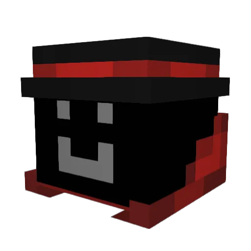 YIYE_ Minecraft avatar head, 3D render