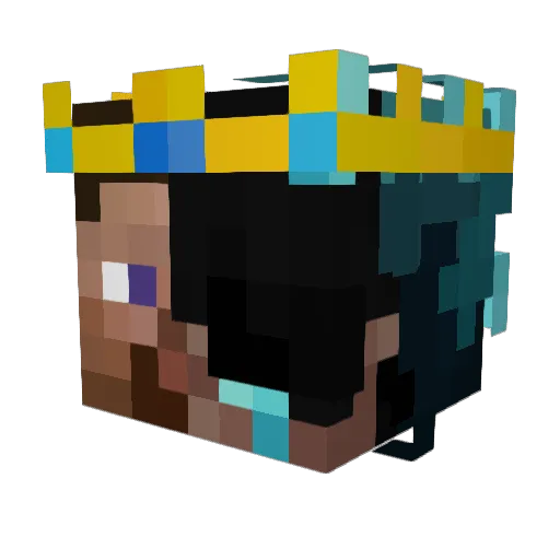 YKKaratas Minecraft avatar head, 3D render