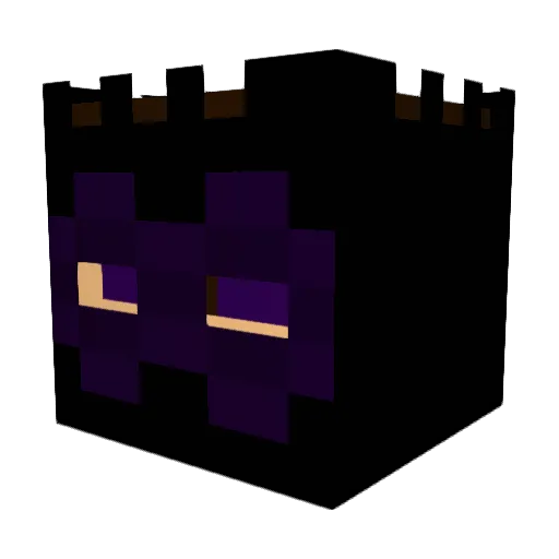 YK_KH Minecraft avatar head, 3D render
