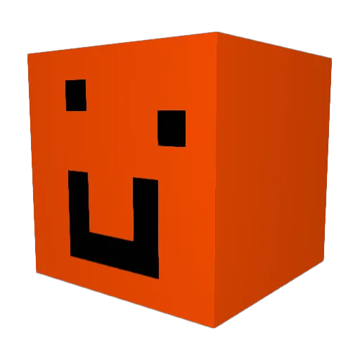 YKtrapz Minecraft avatar head, 3D render