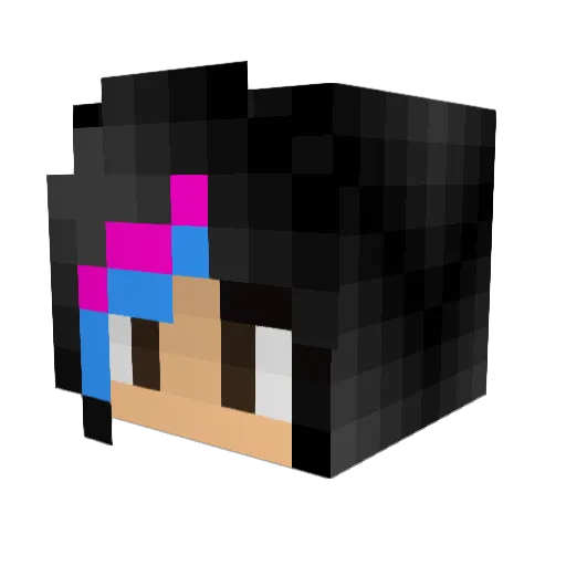 YLDSTYLE Minecraft avatar head, 3D render