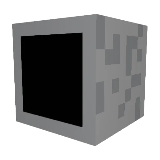 YM169 Minecraft avatar head, 3D render