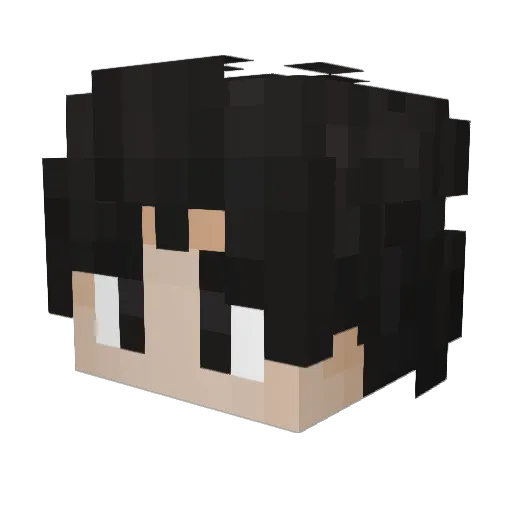 YMDD Minecraft avatar head, 3D render