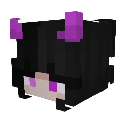 YMERYAJ Minecraft avatar head, 3D render