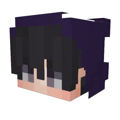 YMYBB Minecraft avatar head, 3D render