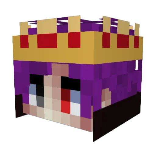 YNSMango Minecraft avatar head, 3D render