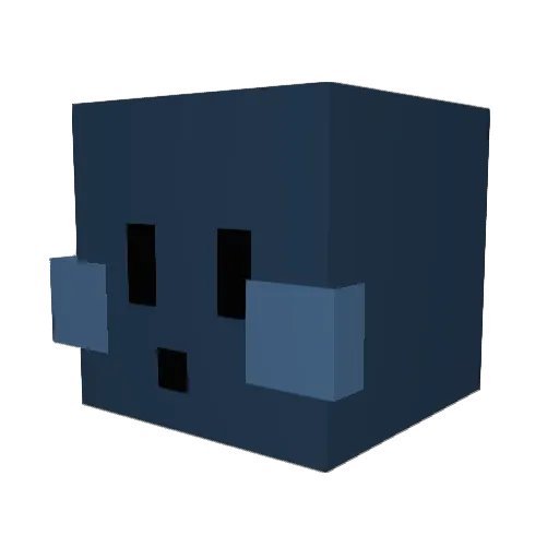 YOEUN_JR Minecraft avatar head, 3D render