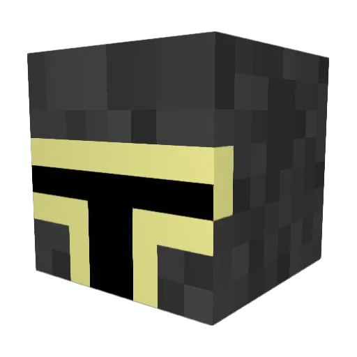 YOKADHIN Minecraft avatar head, 3D render