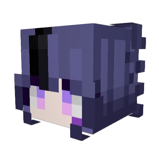 YOLEA Minecraft avatar head, 3D render
