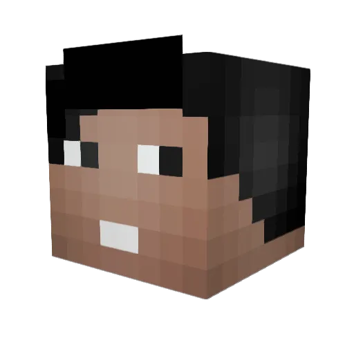 YOLOGAMER0616 Minecraft avatar head, 3D render