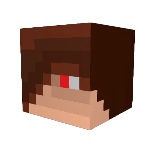 YOLOKASPER Minecraft avatar head, 3D render