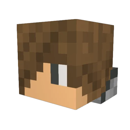 YOLO_IMMORTAL Minecraft avatar head, 3D render