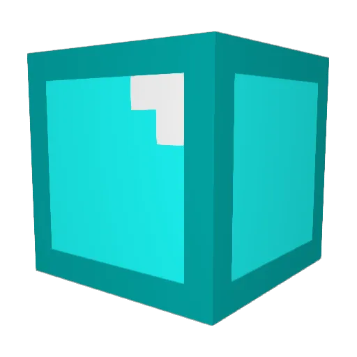 YOOL1 Minecraft avatar head, 3D render