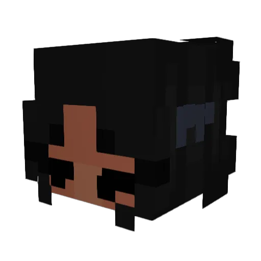 YOONJIRO Minecraft avatar head, 3D render
