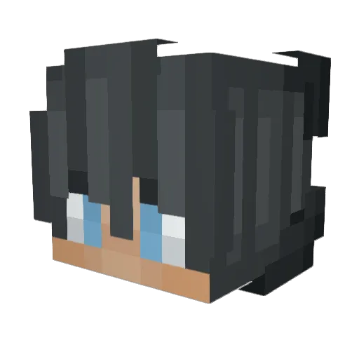 YOONSIKHUNTER Minecraft avatar head, 3D render