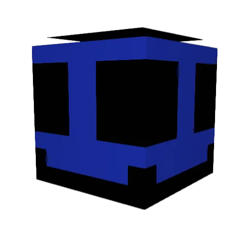 YOSTARS Minecraft avatar head, 3D render