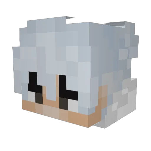YOUDAN Minecraft avatar head, 3D render