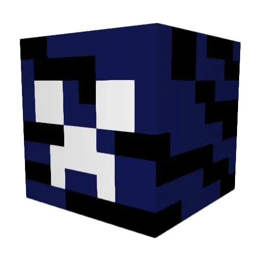 YOUNG_FISH Minecraft avatar head, 3D render