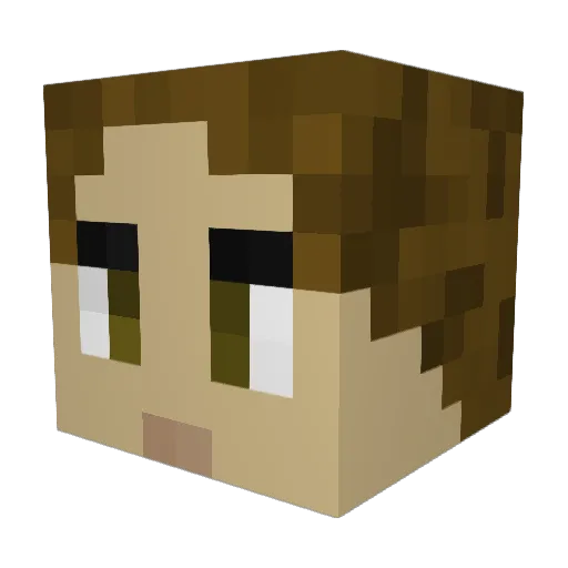 YOUSKO93 Minecraft avatar head, 3D render