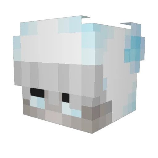 YOUSSOUFAM0UKOKO Minecraft avatar head, 3D render