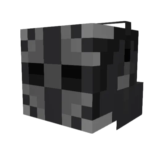 YOUTO_PRIME Minecraft avatar head, 3D render