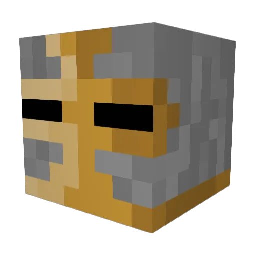 YOU_GOT_FINESSED Minecraft avatar head, 3D render