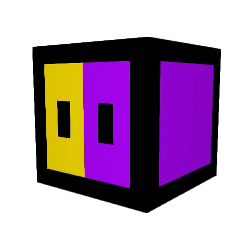 YPblock Minecraft avatar head, 3D render