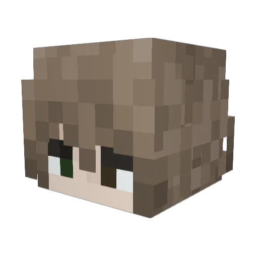 YSB3 Minecraft avatar head, 3D render