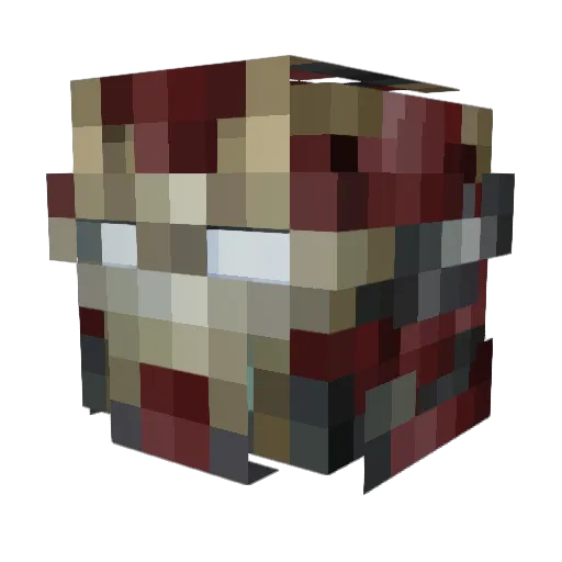 YSM_forever Minecraft avatar head, 3D render