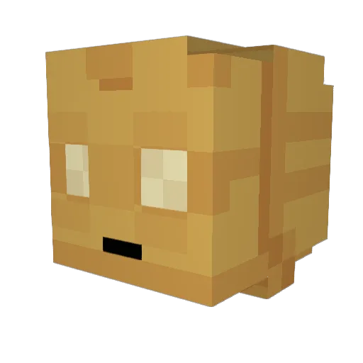 YSadovsky Minecraft avatar head, 3D render