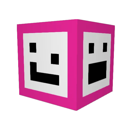 YSman Minecraft avatar head, 3D render
