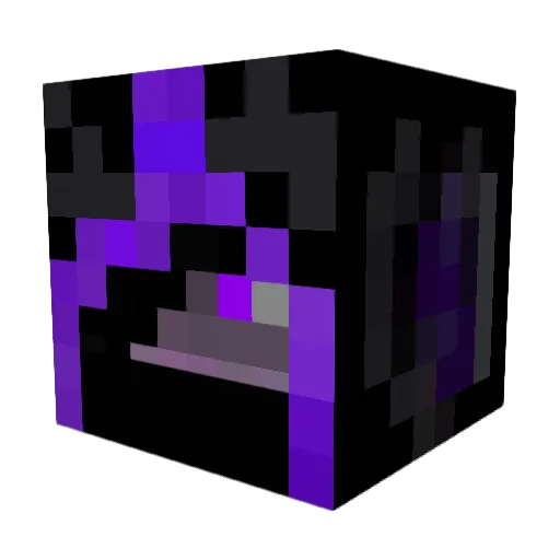 YTARTYBUTTON Minecraft avatar head, 3D render