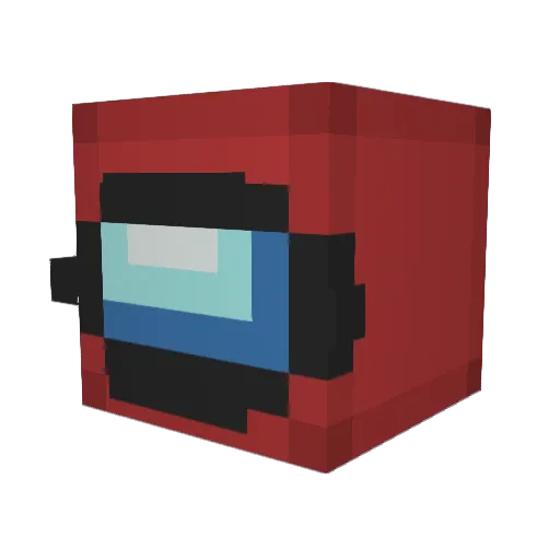 YTB369 Minecraft avatar head, 3D render
