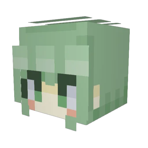 YTBC_Josh Minecraft avatar head, 3D render