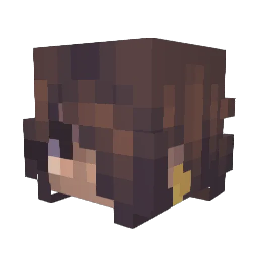 YTBastian666 Minecraft avatar head, 3D render