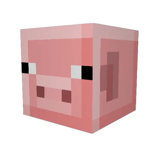 YTLightPVP Minecraft avatar head, 3D render