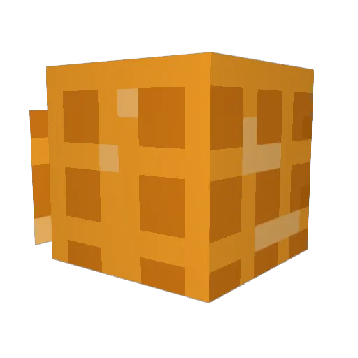 YTMrFox Minecraft avatar head, 3D render