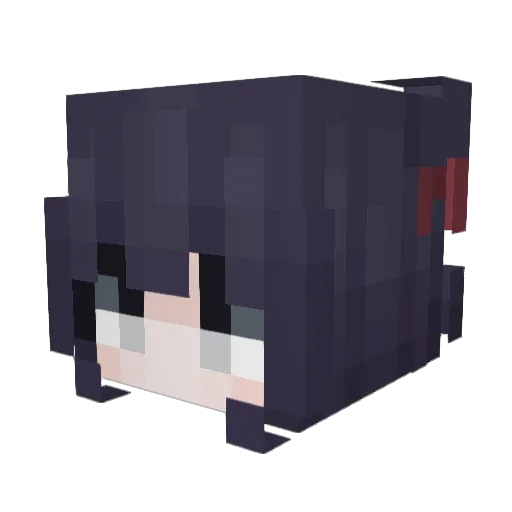 YTT_99 Minecraft avatar head, 3D render