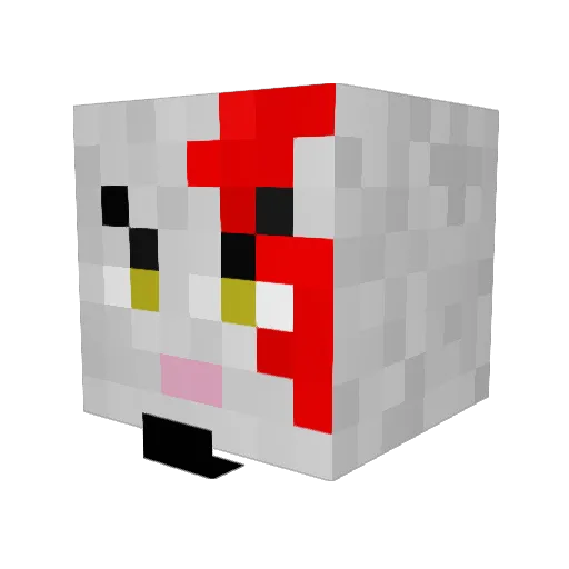 YT_Andrei_YT Minecraft avatar head, 3D render
