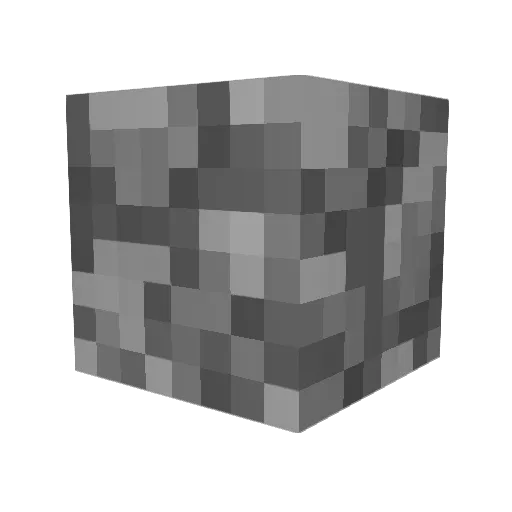 YT_FlingRo Minecraft avatar head, 3D render