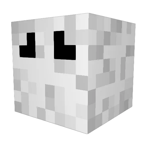 YT_Lmentrix Minecraft avatar head, 3D render