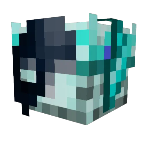 YT_MAX_ Minecraft avatar head, 3D render