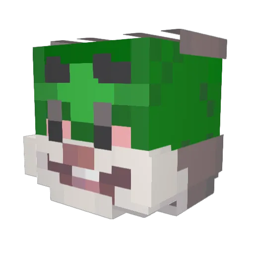 YT_MrILLKA Minecraft avatar head, 3D render