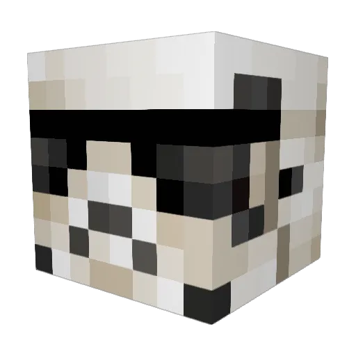 YT_PROGameplay Minecraft avatar head, 3D render