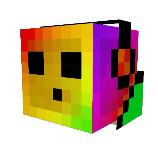 YT_smushface Minecraft avatar head, 3D render