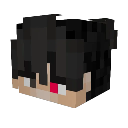 YTbasil Minecraft avatar head, 3D render